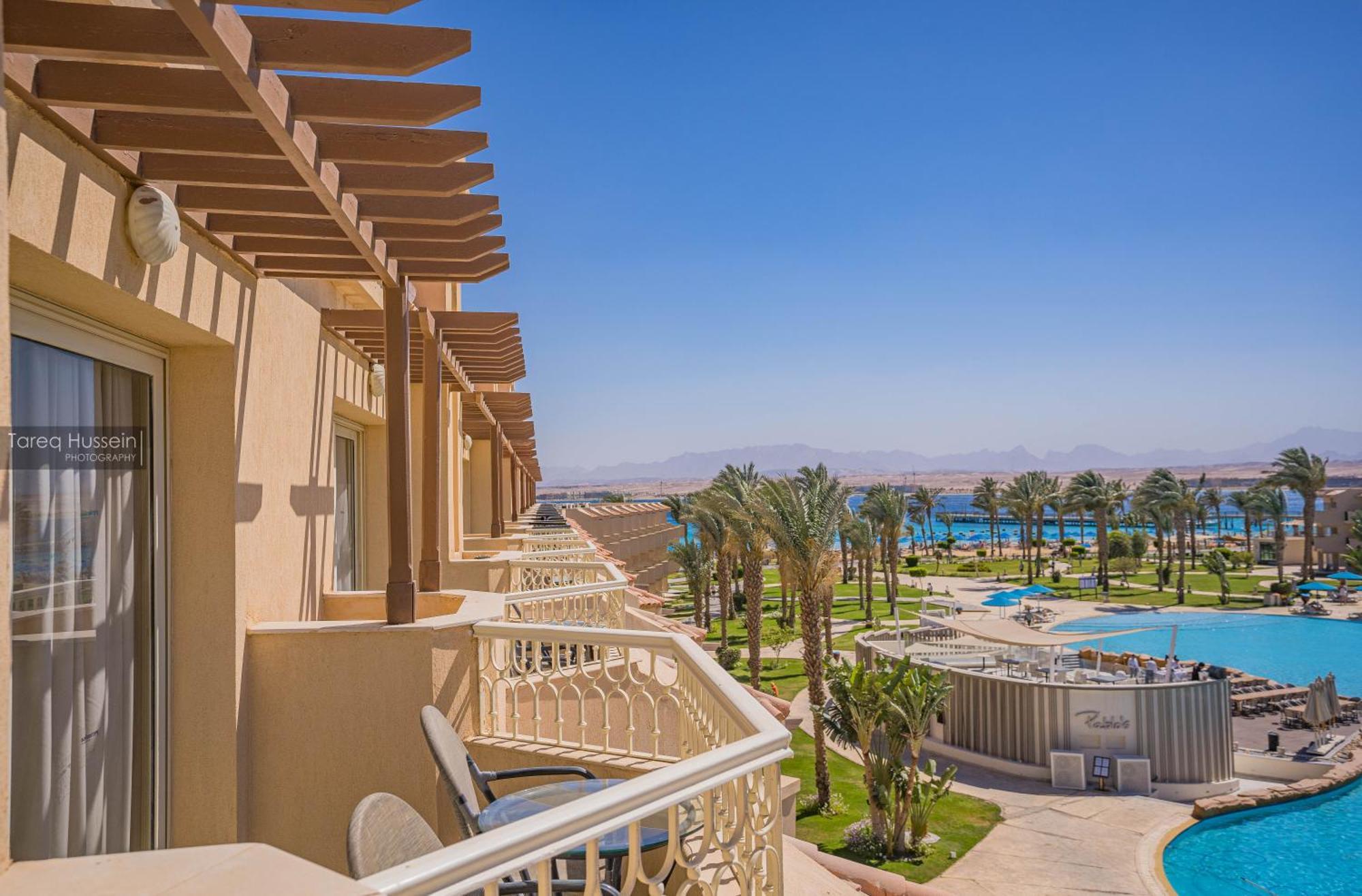 Pyramisa Beach Resort Sahl Hasheesh Hurghada Exterior photo View of the Red Sea from a hotel in Sharm El Sheikh